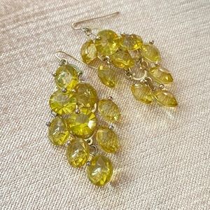 Lightweight green earrings - great for dancing!